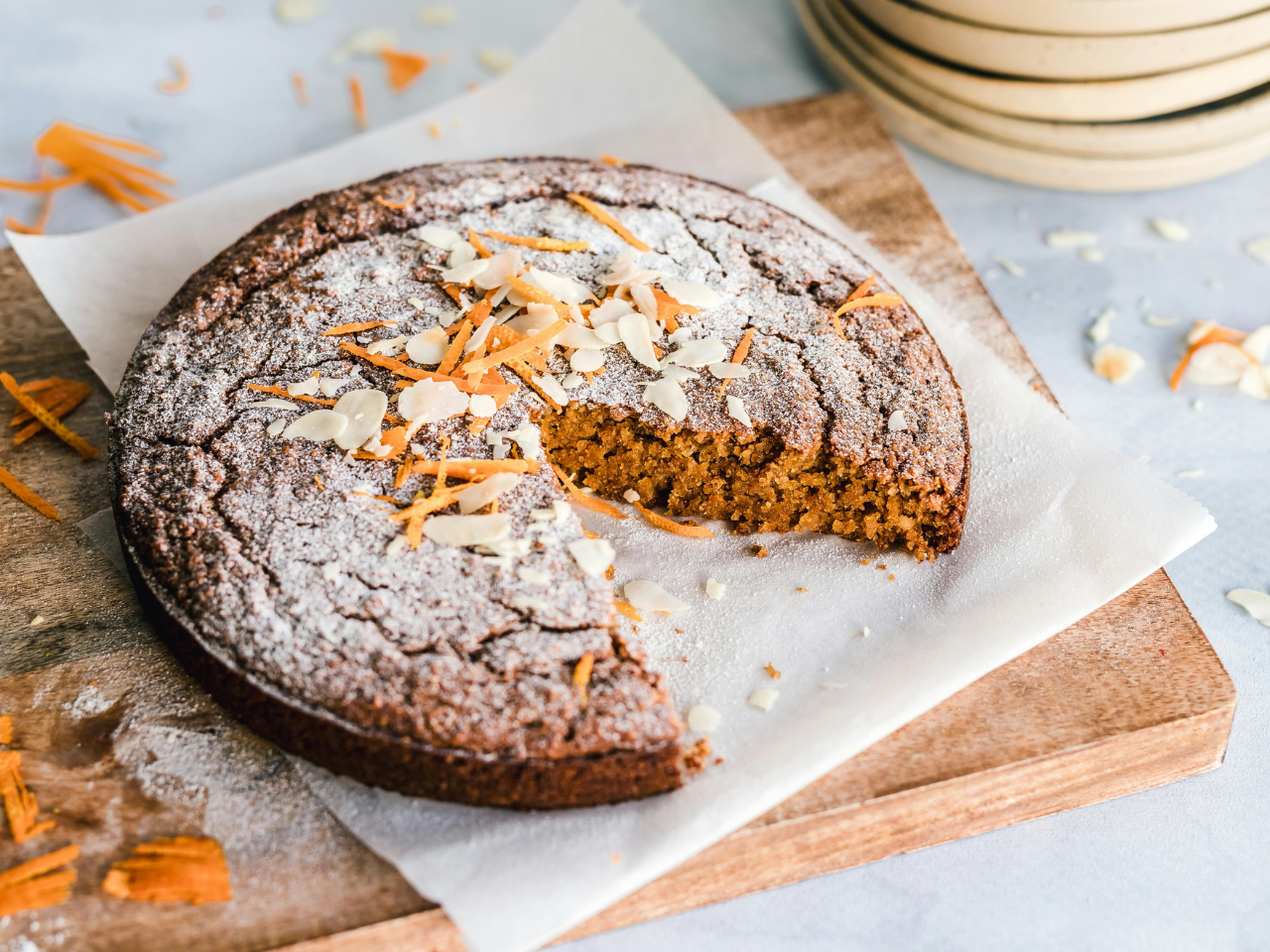 michela-trevisan-ricetta-torta-di-carote-e-mandorle-di-maria